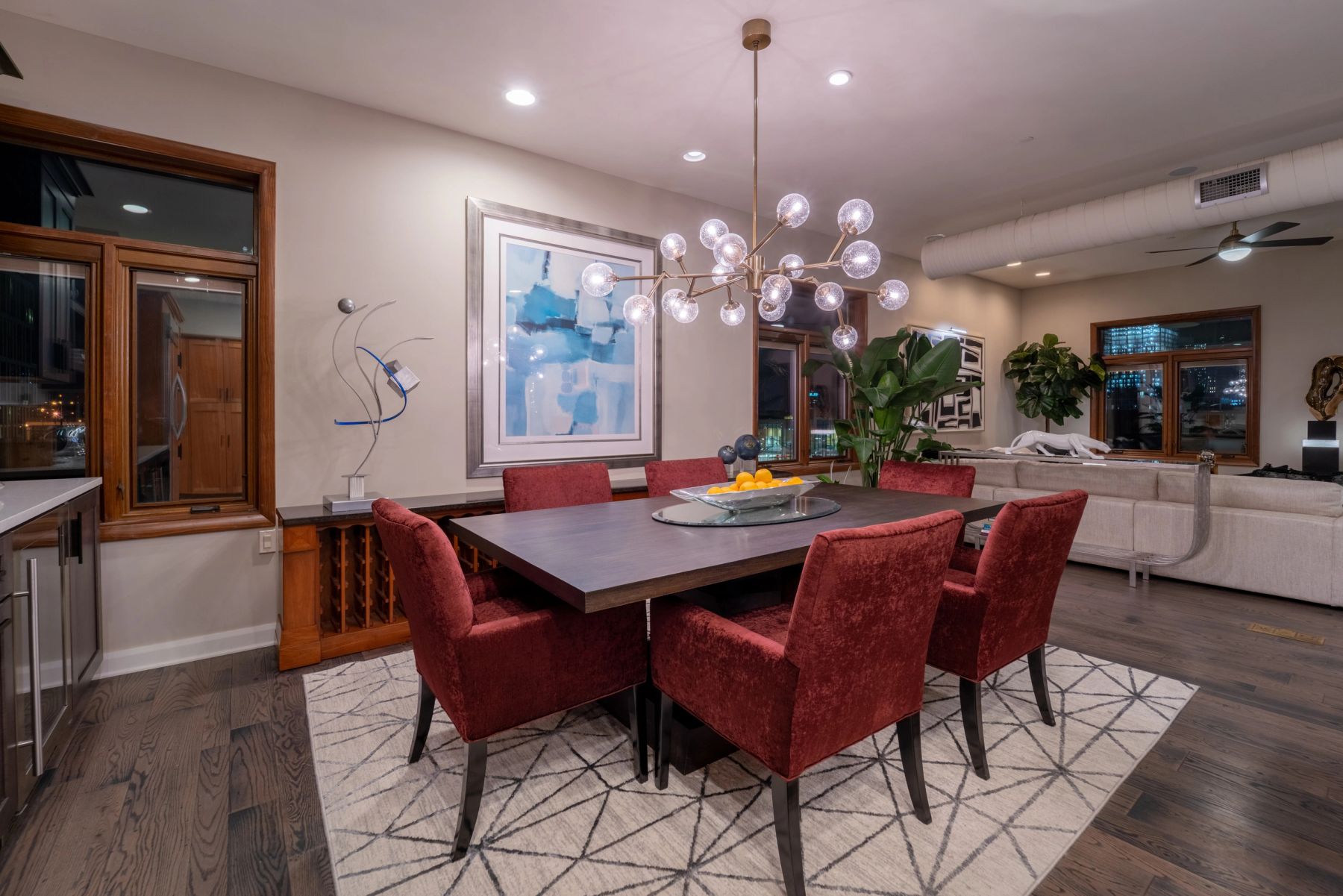 Further view of the Downtown Living interior by Daniel Home