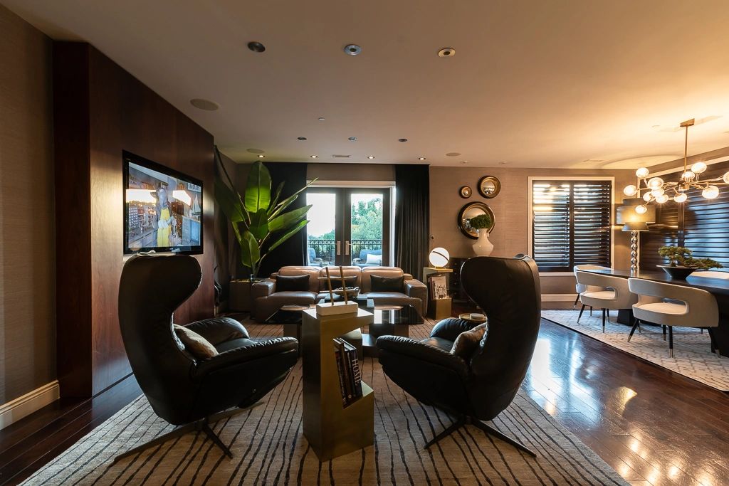 Interior detail by Daniel Home showing layered textures in a warm neutral palette